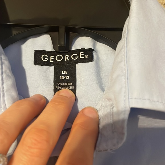 Bundle of George gray pants and shirts boy size 10/12 - Picture 10 of 11